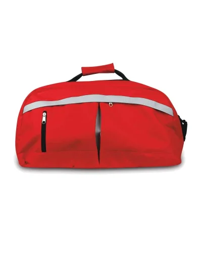 Borsa sportiva in nylon 600D con tasca frontale e tracolla