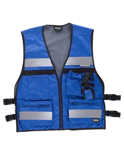 Gilet alta visibilità 100% poliestere ROYAL
