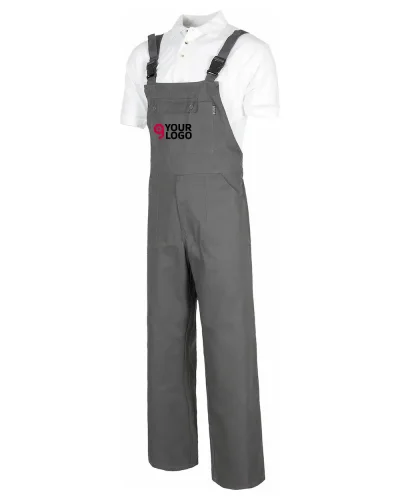 Pettorina da lavoro, schiena coperta, tasche multiple