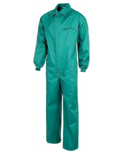 Tuta da lavoro Beta, maniche raglan, zip doppio cursore GREEN