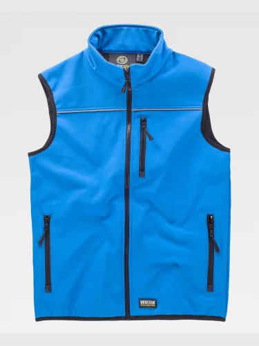 Gilet Workshell Antivento Riflettente, Taglie 3XL