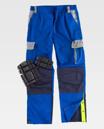 Pantalone da lavoro tricolore ad alta visibilità