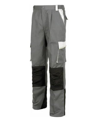 Pantalone da lavoro tricolore ad alta visibilità Grigio Scuro/Grigio