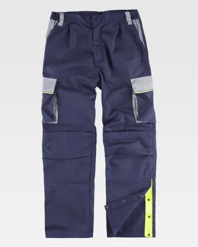 Pantalone da lavoro tricolore ad alta visibilità