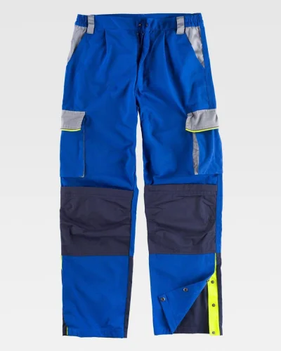 Pantalone da lavoro tricolore ad alta visibilità