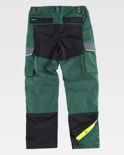 Pantalone da lavoro tricolore ad alta visibilità