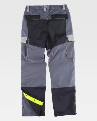 Pantalone da lavoro tricolore ad alta visibilità