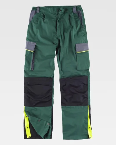 Pantalone da lavoro tricolore ad alta visibilità