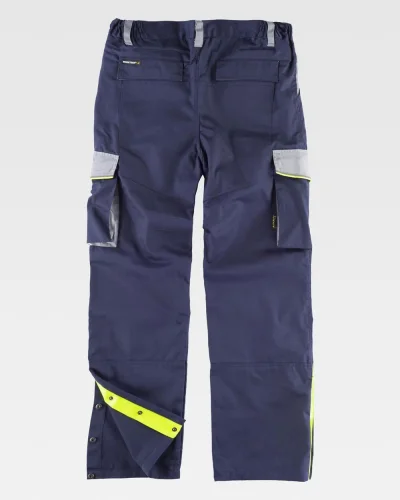 Pantalone da lavoro tricolore ad alta visibilità