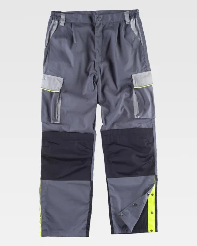 Pantalone da lavoro tricolore ad alta visibilità