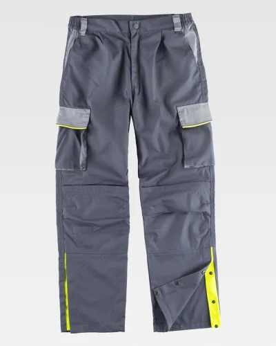 Pantalone da lavoro tricolore ad alta visibilità