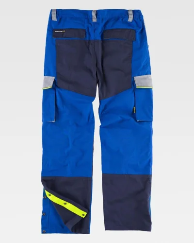 Pantalone da lavoro tricolore ad alta visibilità