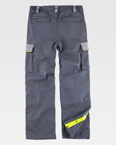 Pantalone da lavoro tricolore ad alta visibilità