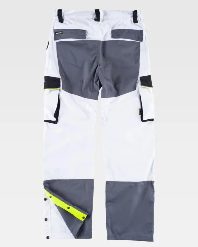 Pantalone da lavoro tricolore ad alta visibilità