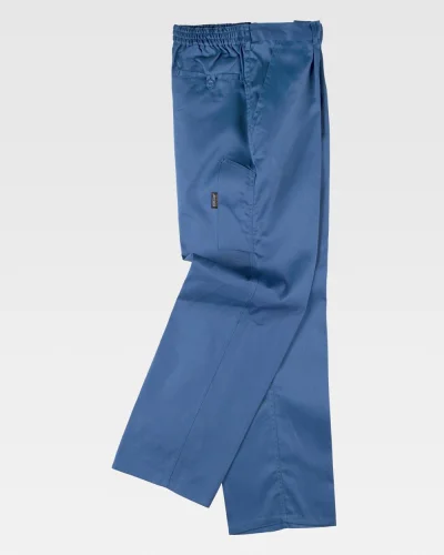 Pantalone da lavoro industriale, elastico e multitasche