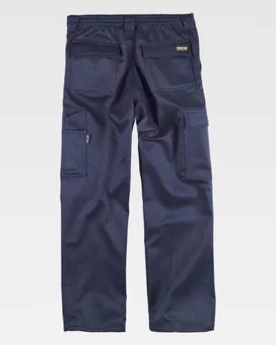 Pantalone multitasche resistente, pile interno
