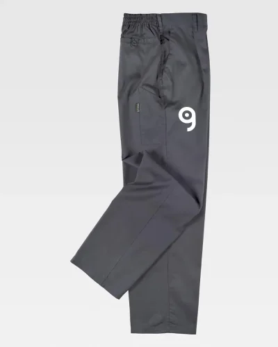 Pantalone da lavoro industriale, elastico e multitasche