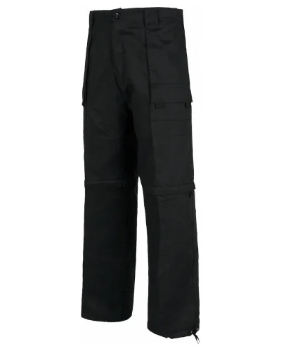 Pantalone multitasche staccabile Uomo Workline poliestere BLACK