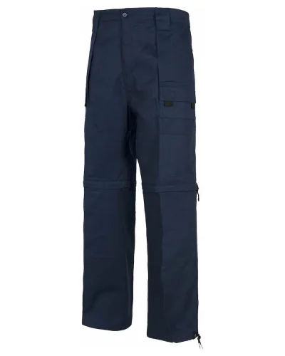 Pantalone multitasche staccabile Uomo Workline poliestere NAVY