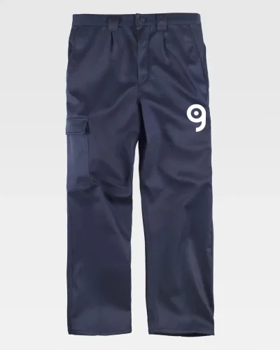 Pantalone multitasche resistente, pile interno