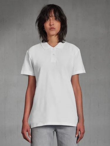 Polo donna B&C Collection cotone piqué manica corta regular fit