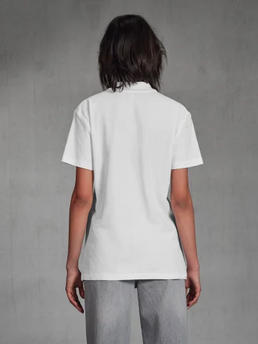 Polo donna B&C Collection cotone piqué manica corta regular fit