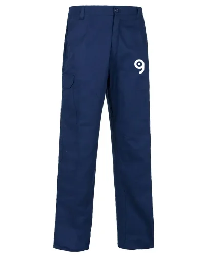 Pantalone da lavoro in 100% cotone, multitasche ed elastico