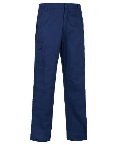 Pantalone da lavoro in 100% cotone, multitasche ed elastico