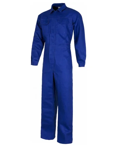 Tuta da lavoro, 100% cotone, zip metallo, polsi elastici ROYAL