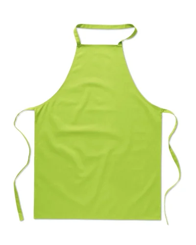 KITAB Grembiule da cucina cotone naturale OEKO-TEX Verde Lime