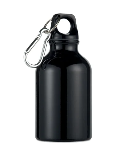Mini borraccia in alluminio 300 ml Nero