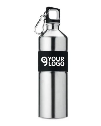 TENERE Bottiglia bicolore inox 750ml con moschettone antigoccia