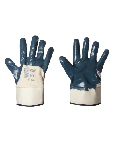 Guanto cotone jersey antiscivolo con rivestimento liscio areato