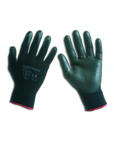 Guanto in nylon con rivestimento poliuretano antiscivolo