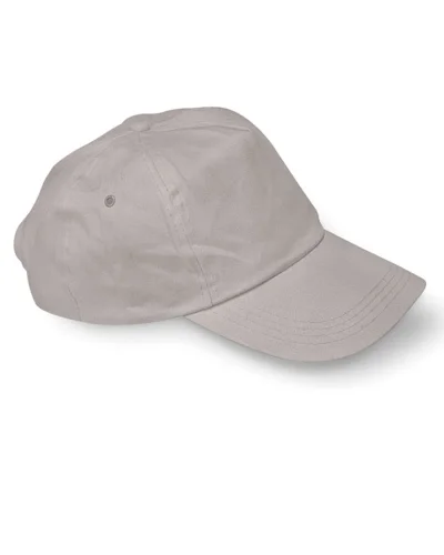 GLOP CAP Cappellino 5 pannelli in cotone, regolabile Grigio