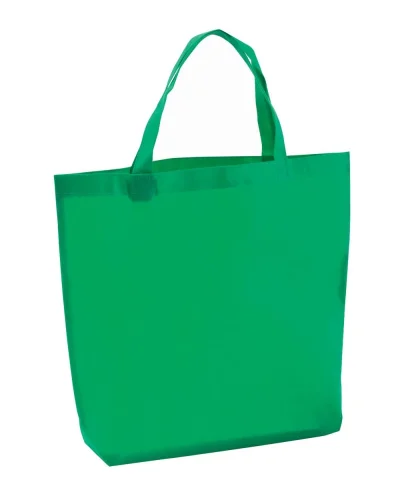 Shopper TNT 80g colorata , manici rinforzati 40x35x10 cm Verde