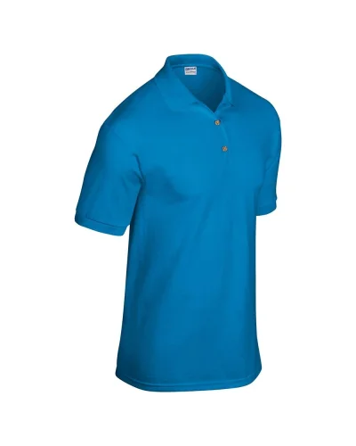 Polo uomo Gildan DryBlend cotone-pol. Regular, senza etichette
