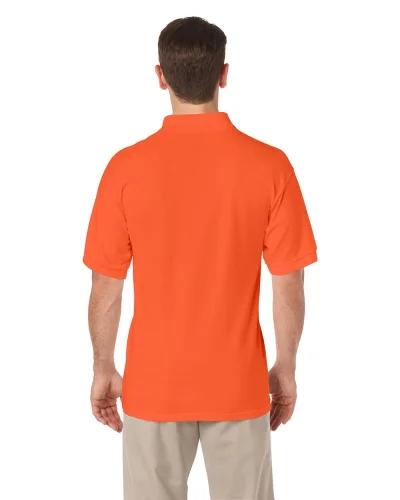 Polo uomo Gildan DryBlend cotone-pol. Regular, senza etichette