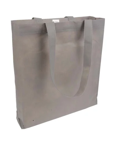 Shopper Rewind TNT 80g Manici Lunghi 36x40x9 cm Soffietto Grigio