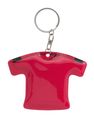 Portachiavi Maglietta PVC 8,5x6,5 cm leggero | Rosso
