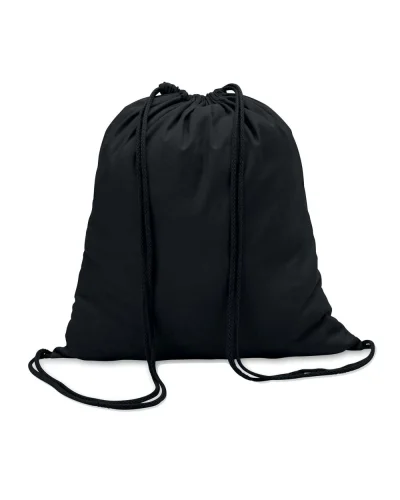 COLORED Sacca Cotone 140g/m² Leggera e Resistente Nero