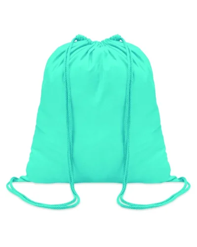 COLORED Sacca Cotone 140g/m² Leggera e Resistente Turchese