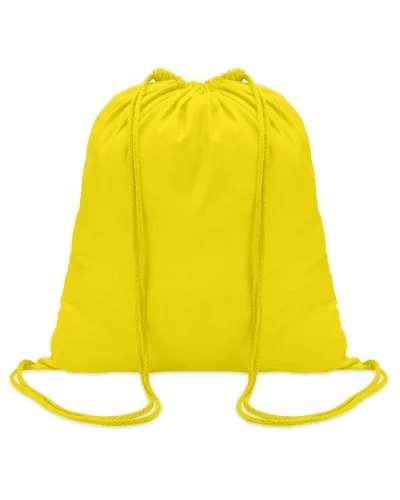 COLORED Sacca Cotone 140g/m² Leggera e Resistente Giallo