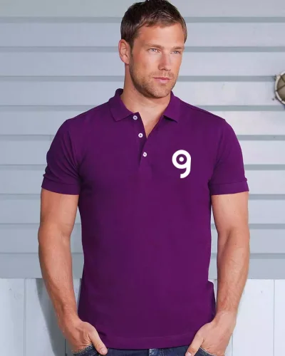Polo uomo slim fit cotone ed elastan