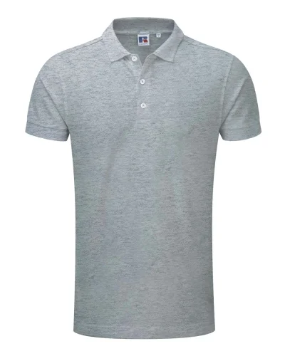 Polo uomo slim fit cotone ed elastan Light Oxford
