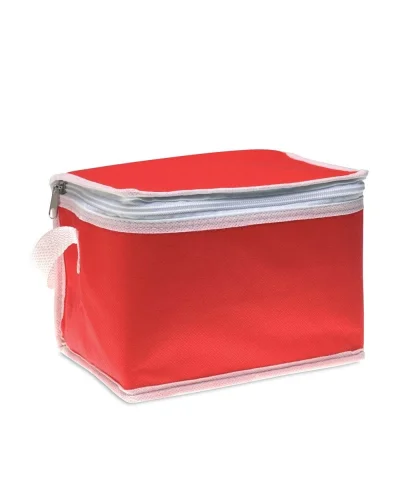PROMOCOOL Borsa Frigo 6 Lattine TNT Alluminio 3L Rosso