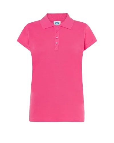 Polo Donna  Regular Fit Cotone 200g Azalea