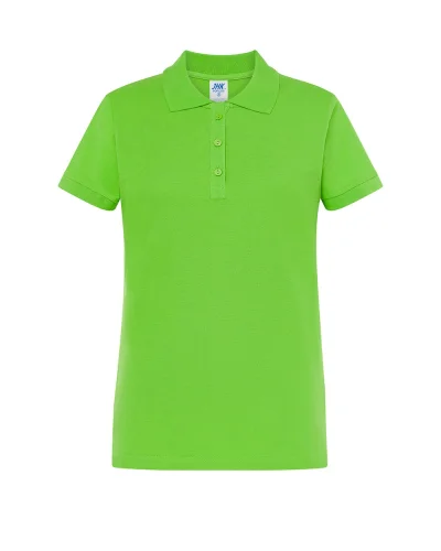 Polo Donna  Regular Fit Cotone 200g Lime