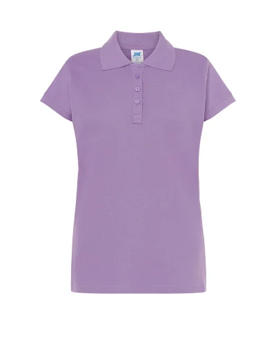 Polo Donna  Regular Fit Cotone 200g Lavander