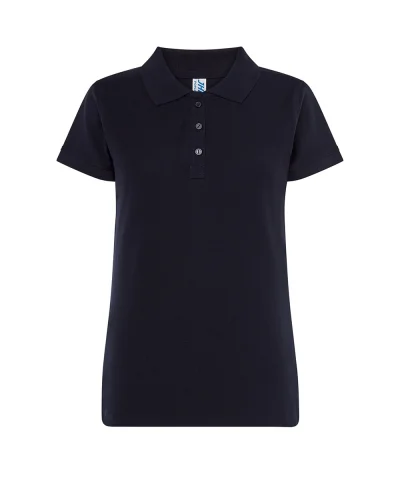 Polo Donna  Regular Fit Cotone 200g Navy
